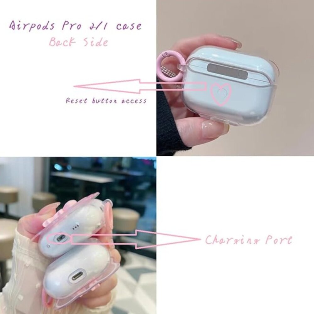 Bow Pink AirPods Pro2 Case - Picture 6 of 7